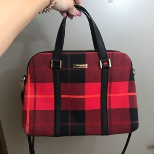 Kate Spade Red Plaid Purse